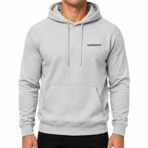 Fleece Pullover Hoodie Front View