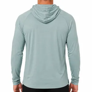 Lightweight Pullover Hoodie Back View