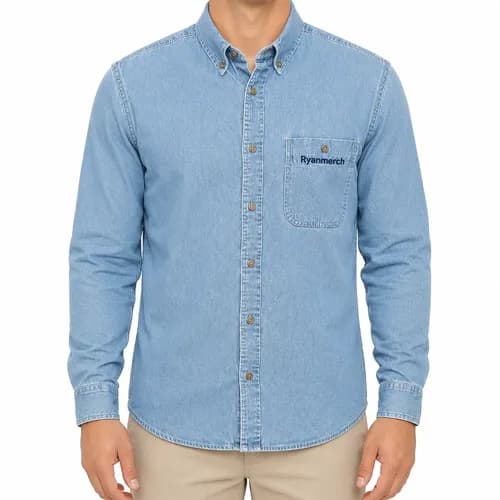 Men's Denim Shirt - alternate view