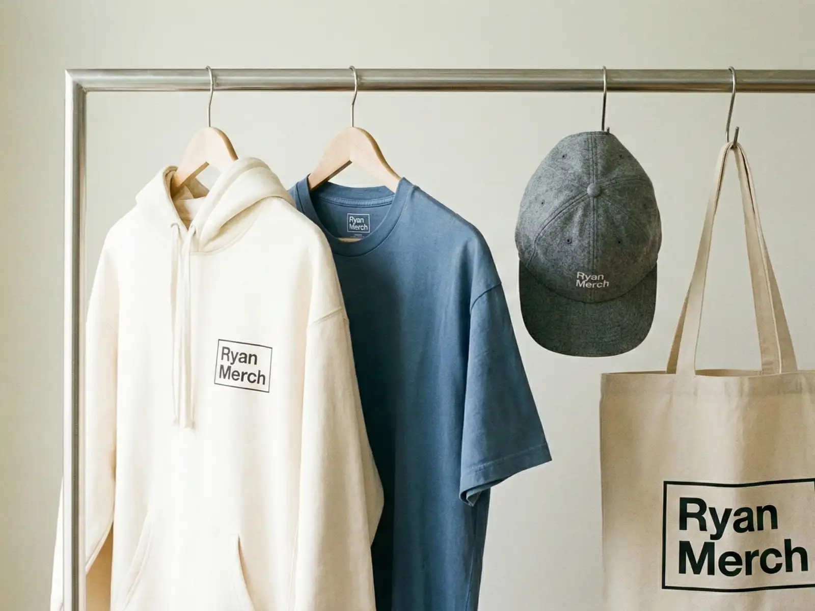 Streamline product interface showing apparel