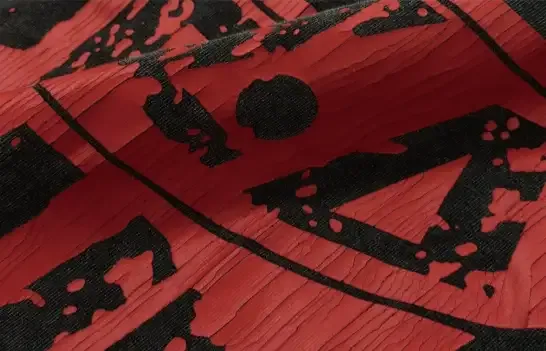 Cracked printing