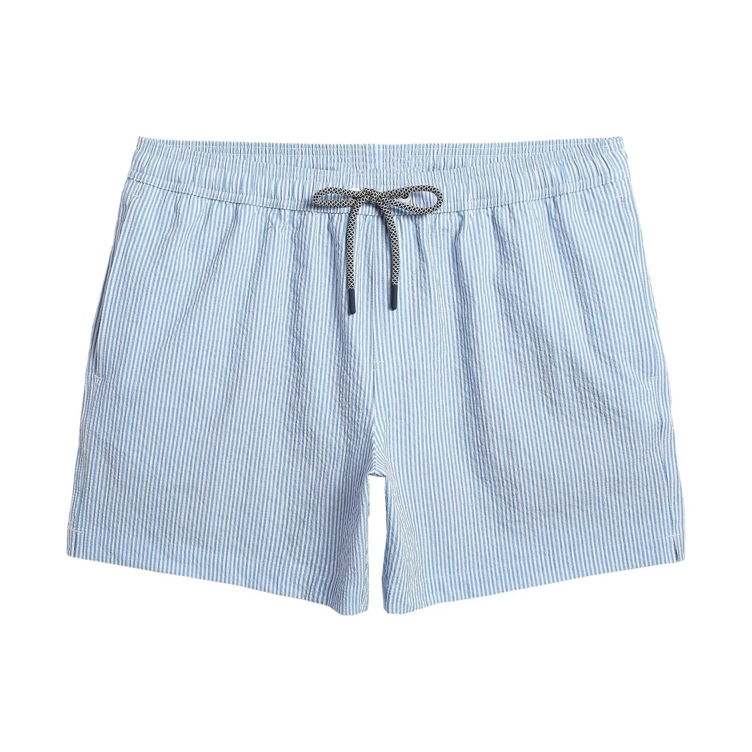Seersucker swim trunks