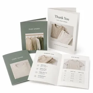 custom printed booklets and inserts open