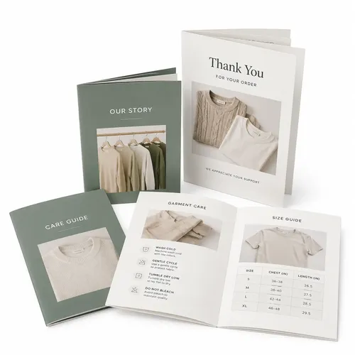 Custom Printed Booklets and Inserts - alternate view