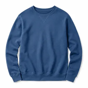 Women Crewneck Sweatshirt Cream Blue