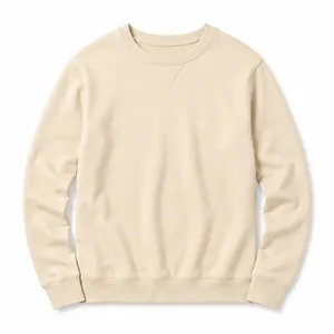 Women Crewneck Sweatshirt Cream