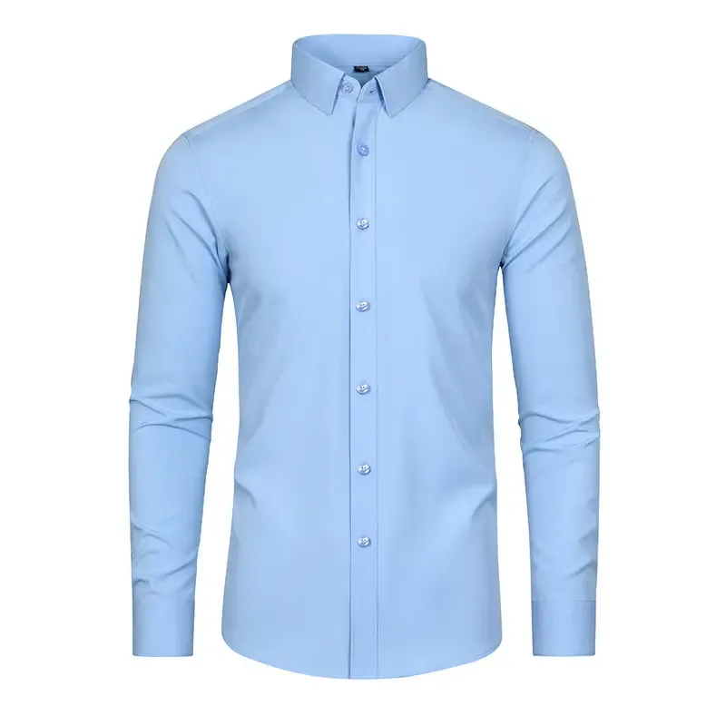 Stretch Work Shirt Light Blue
